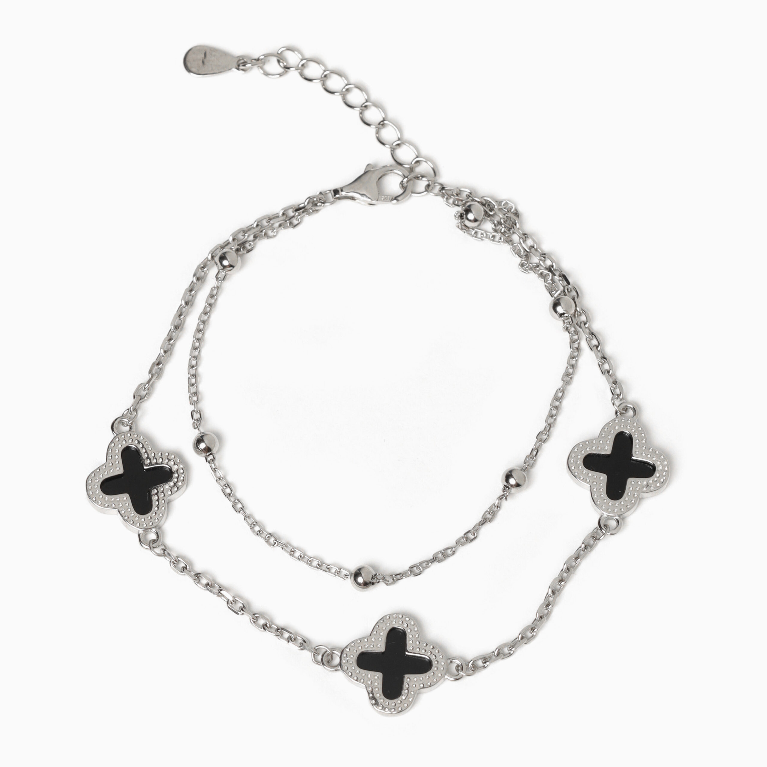 Silk Van Cleef & Arpels Inspired Mother Of Pearl Bracelet