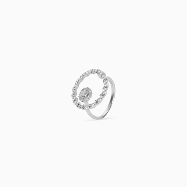 Silk Classic Zircon Ring For Her