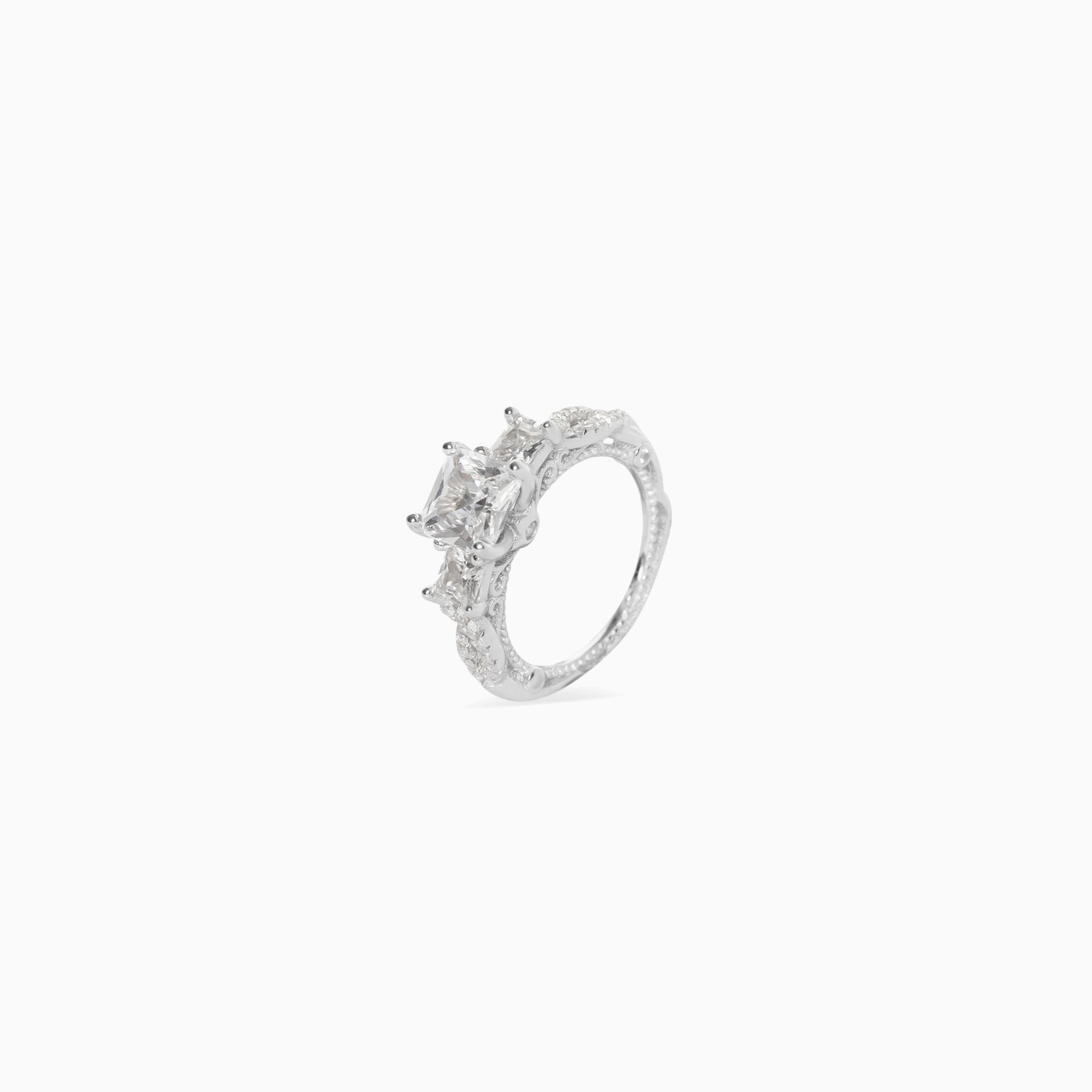 Silk Perfect Zircon Studded Eternal Ring For Her