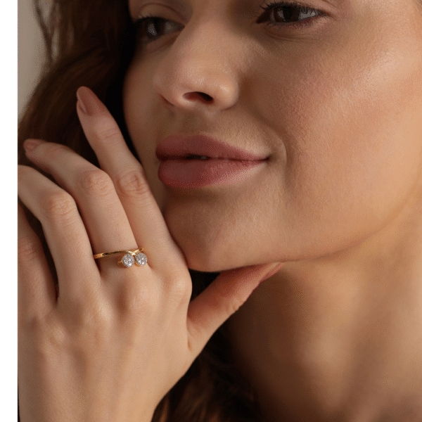 Twin Zircon Ring - Image 3